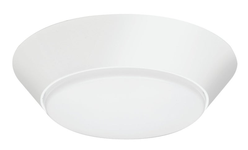 Lithonia Lighting 13 inch Round LED Flush Mount Thin Ceiling Light Mount, White, 3000K, Dimmable, Wet Listed (FMML 13 830 WL) - Image 4