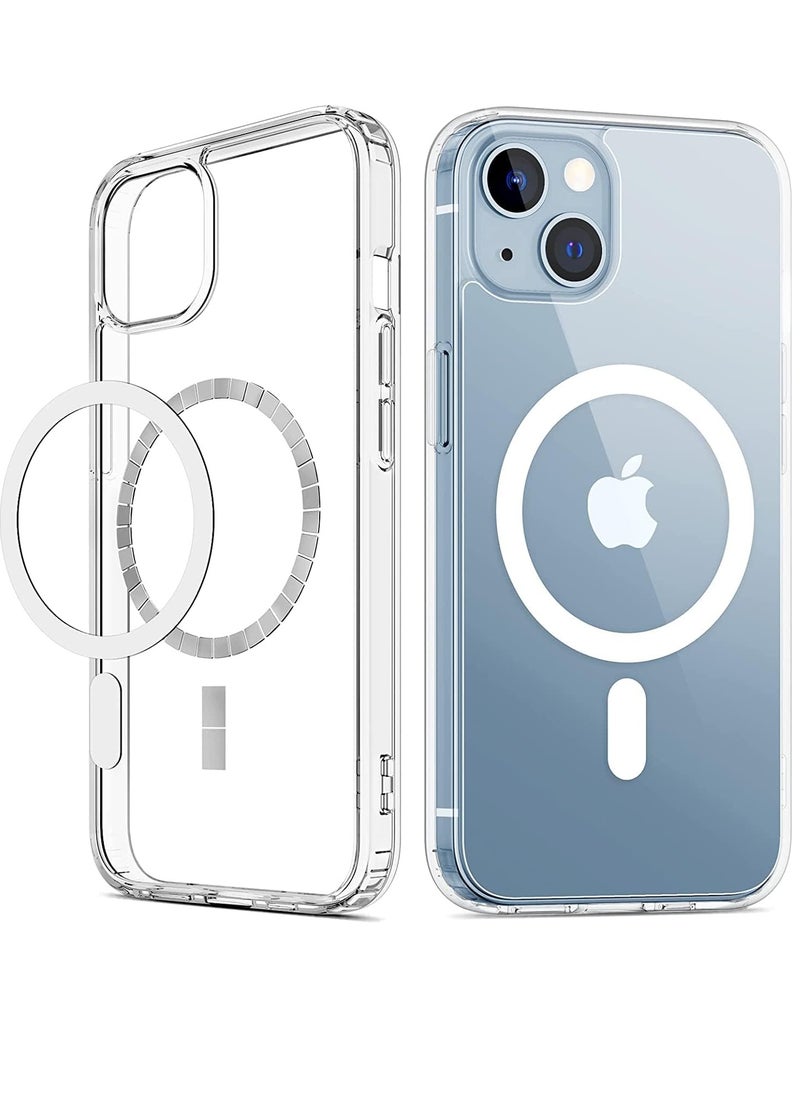 ten.tech - Ten tech Magnetic Clear Case Designed for iPhone 13 – Compatible with MagSafe Charger, Support Magnetic Car Mount Wireless Charging, Soft Press Buttons Scratch Resistant – ten tech - Image 1