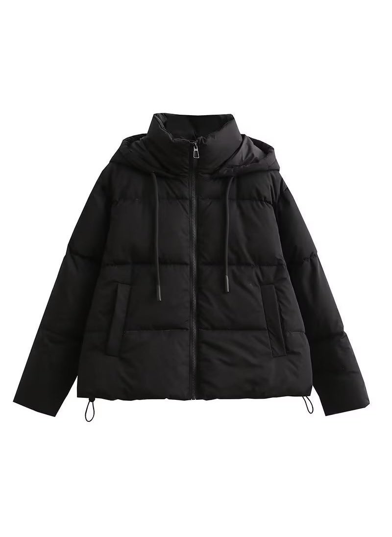 2024 Autumn Winter Womens Puffer Jacket Rose red