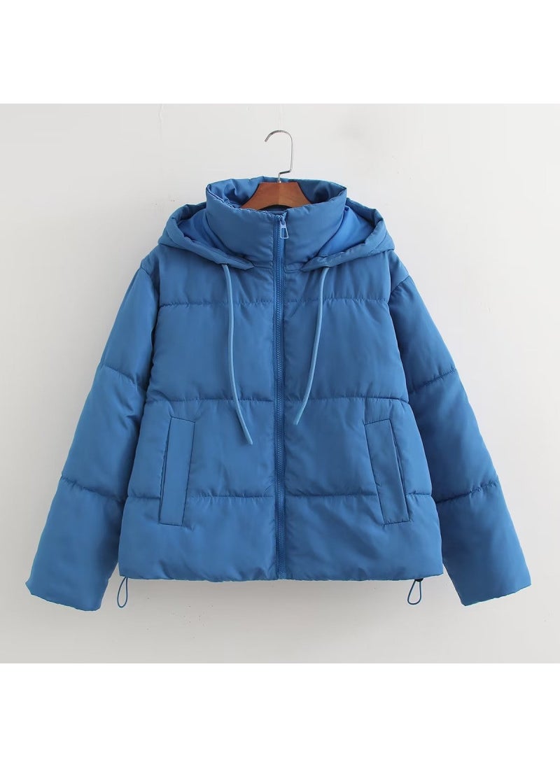 2024 Autumn Winter Womens Puffer Jacket Rose red