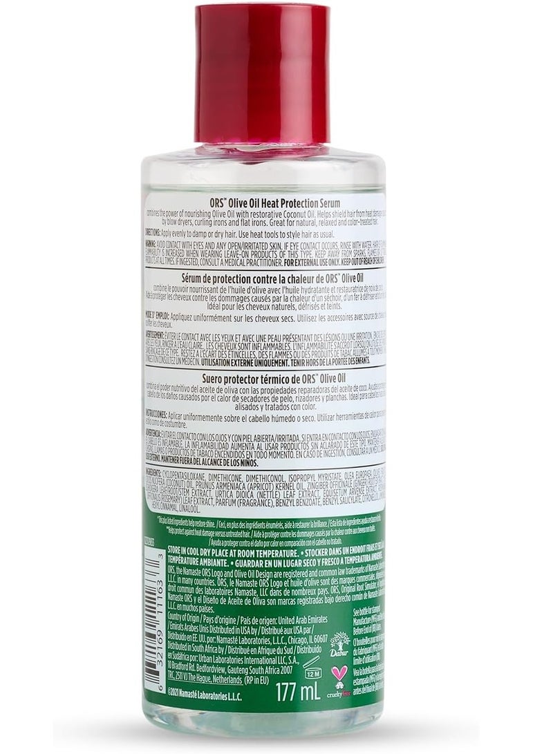 ORS Olive Oil Heat Protection Hair Serum 170ml - Image 3