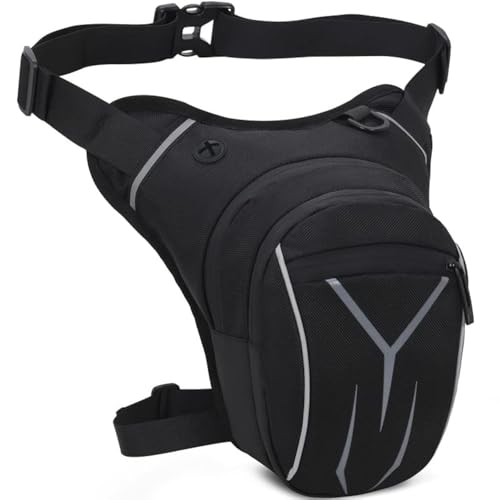 Peicees Leg Bag for Men Fanny Packs Women Mens Outdoor Thigh Bags Motorcycle Ride Crossbody Backpack Shoulder Sling Pack Camping Hiking Cycling Riding - Image 1