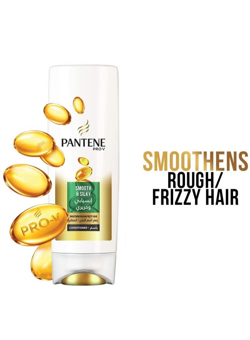 Pantene Pro-V Smooth & Silky Conditioner 180 Ml - Image 2