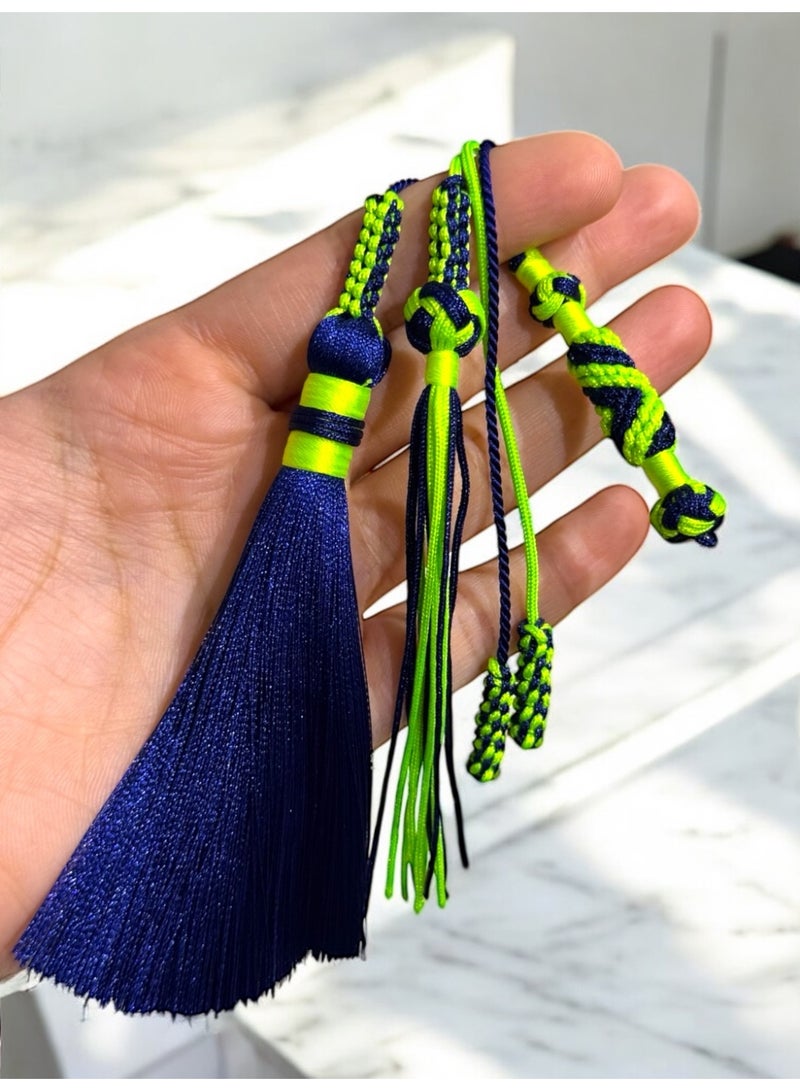 جاست ناتشورالز كركوشة سبحة رجالية مصنوعة يدوياً بتصميم أنيق من أجود خيوط النايلون - Image 1