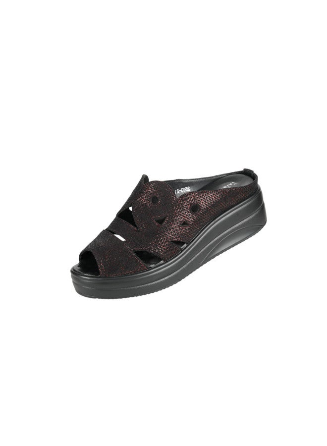 Michelle Morgan 092-2867 Michelle Morgan Ladies Casual Sandals 2513-21 Maroon  - Image 1