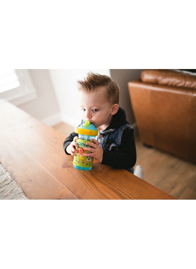 The First Years - Chill & Sip Cocomelon Kids Water Bottle Insulated Toddler Straw Cups With Flip Top And Protective Dropguard 12 Oz Ages 24 Months And Up - Image 1