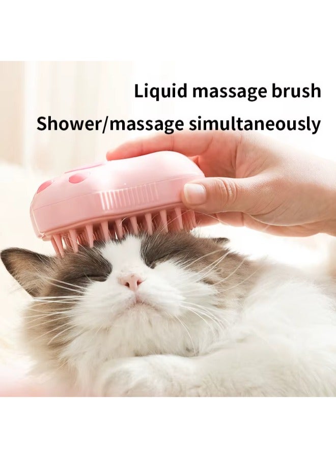 Generic Pet Steamy Brush Dog Massage Comb – Built-in Electric Water Spray & Soft Silicone Grooming Brush  - Image 5