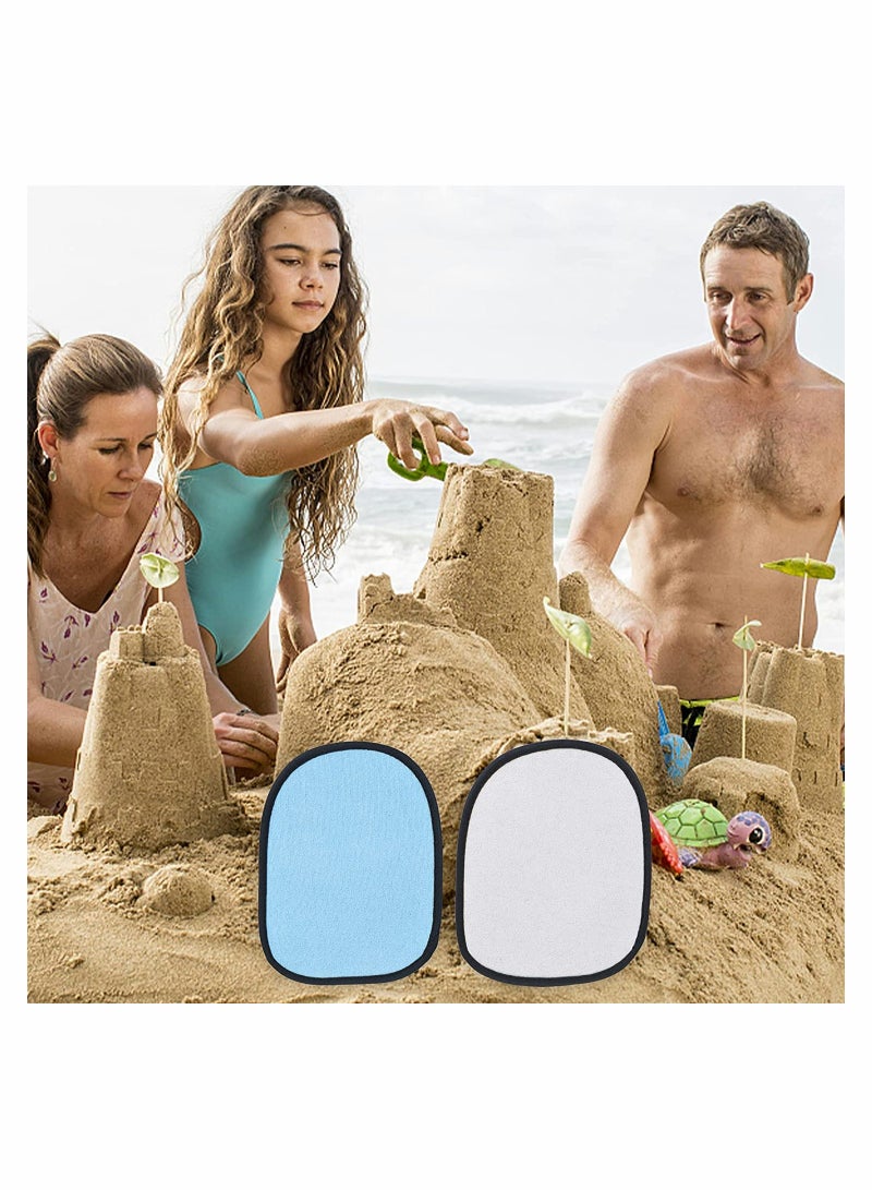 Excefore Sand Wipe Off Mitt, Soft Beach Sand Cleaner Mitt Wipe Sand Remover Mitt - Image 3
