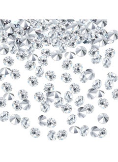 SYOSI Acrylic Diamonds Rhinestones 10000, Clear Wedding Table Scatter Confetti Crystals for Centerpiece Decorations Bridal Shower Vase Beads (Silver, 4.5 MM)  - Image 1
