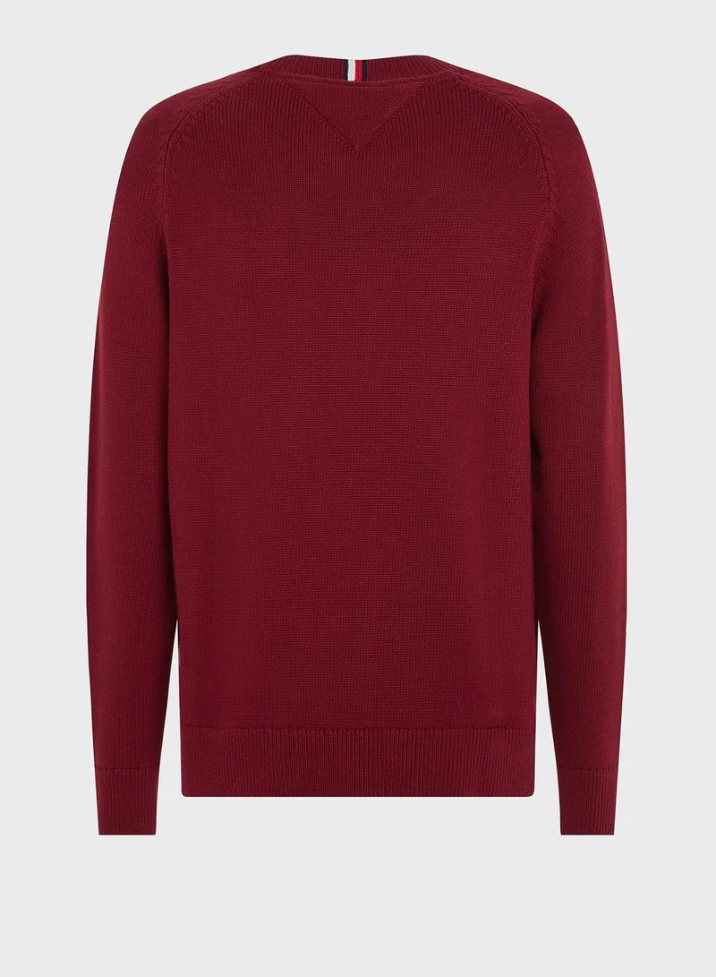 TOMMY HILFIGER Logo Crew Neck Sweater