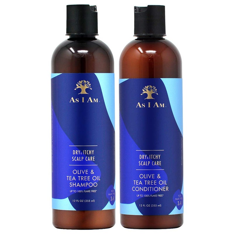 I AM As I Am Dry Itchy Scalp Care Shampoo and Conditioner 12oz
