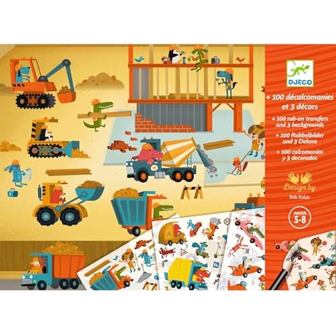 DJECO RUB ON TRANSFERS - ASPHALT - Image 4