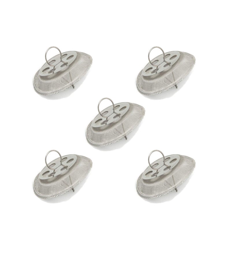 Bremen Home 5 Pcs Round Tea Strainer for Spout Stainless Steel Kettle Spout Filter  Insert Inside Spout of Teapot 153 Diameter