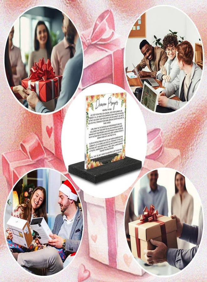 CWGOTC Deacon Appreciation Gift Desk Sign, Ordination Plaque for Deacon Pastor Church Leader, Christian Thank You Desk Decor Inspirational Bible Verse Daily Encouragement Office Display YCT35 - Image 5