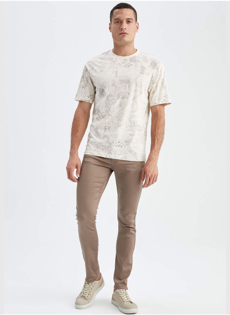 DeFacto Man Relax Fit Crew Neck Short Sleeve T-Shirt  - Image 5