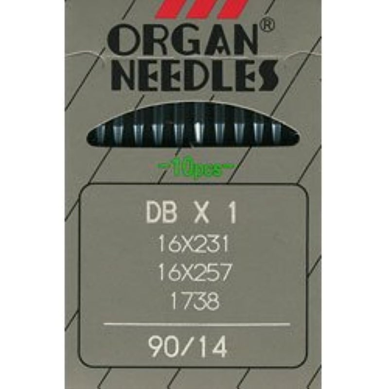 Organ DB X 1 Industrial Needles 16X257 Size 9014 10pk