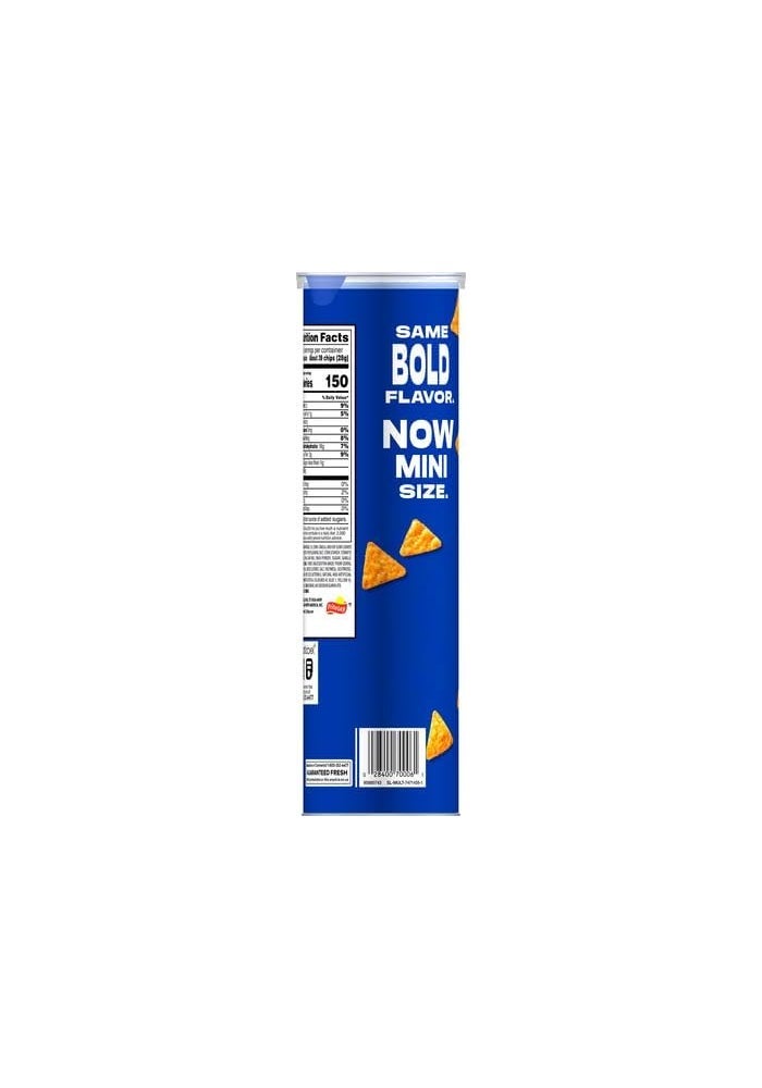 MINIS Doritos Minis Cool Ranch Tortilla Chips, 5.12 Oz Canister - Image 5