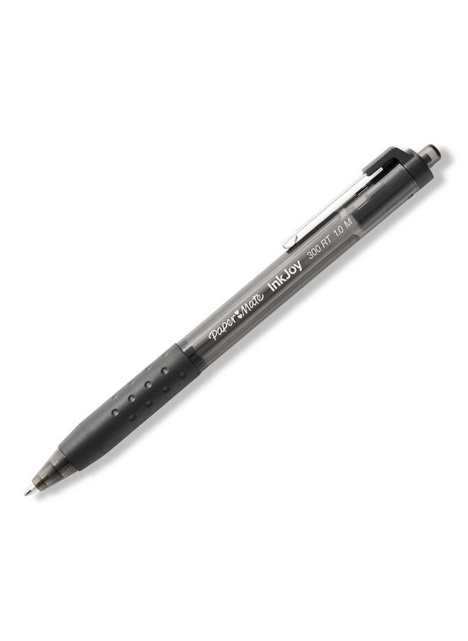 Paper Mate Inkjoy 300Rt Retractable Ballpoint Pens, Medium Point (1.0Mm), Black, Pack Of 36, Ideal For Office Supplies, Journaling, And Writing Accessories  - Image 2