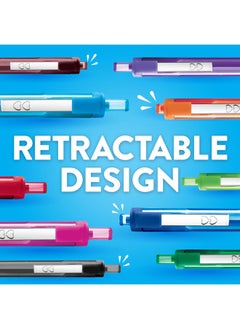 Paper Mate Inkjoy 300Rt Retractable Ballpoint Pens, Medium Point (1.0Mm), Black, Pack Of 36, Ideal For Office Supplies, Journaling, And Writing Accessories  - Image 5