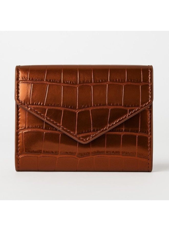 زوبا محفظة للنساء لحمل بطاقات الائتمان و حافظة لبطاقة الهوية الصراف الآلي محفظة نقود جلد (هافان) - Image 1