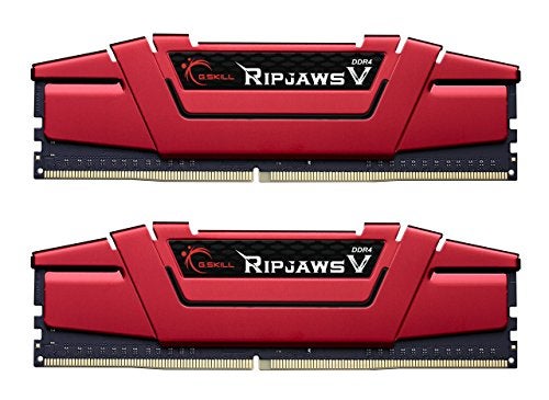 G.SKILL RipjawsV Series DDR4 RAM (XMP) 16GB (2x8GB) 3200MT/s CL16-18-18-38 1.35V Intel AMD Desktop Computer Memory U-DIMM - Red (F4-3200C16D-16GVRB) - Image 2