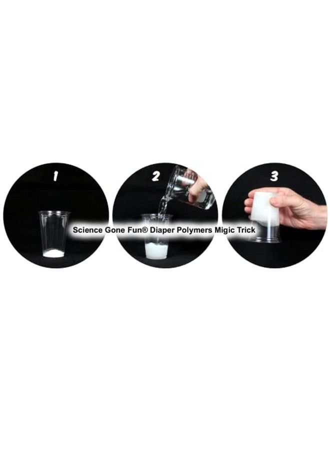 Science Gone Fun Science Educational Products Superabsorbent Diaper Polymer 1 Lb Sodium Polyacrylate One Pound Of The Superabsorbent Polymer Model: - Image 4