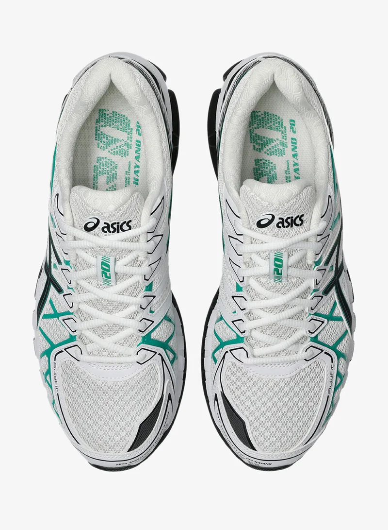 Asics WHITE/EDAMAME GREEN Gel-Kayano 20 for Women | Best Price UAE