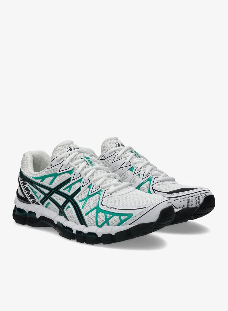Asics WHITE/EDAMAME GREEN Gel-Kayano 20 for Women | Best Price UAE