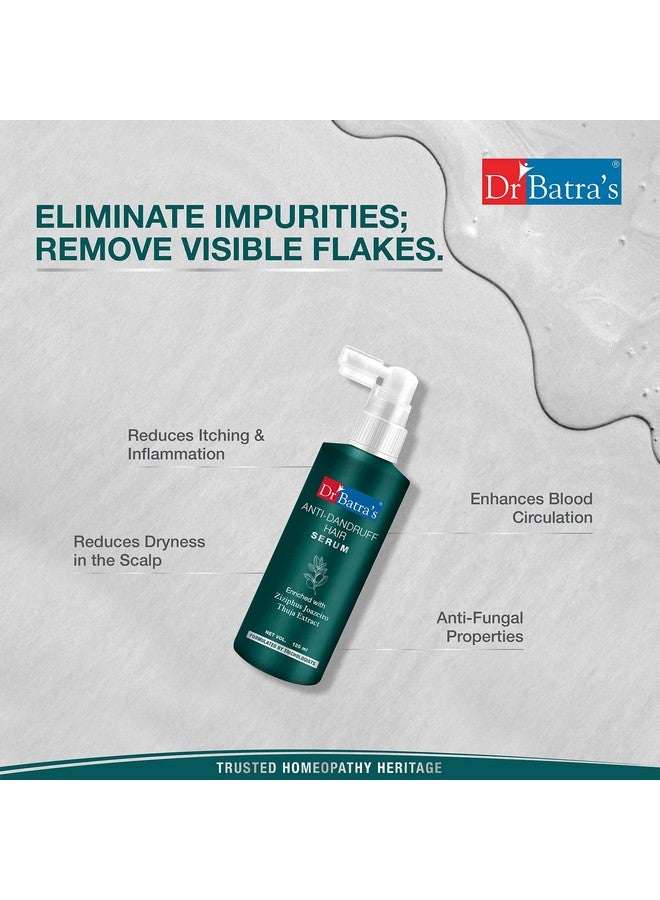 Dr Batra's Anti Dandruff Hair Serum, Conditioner, Hair Fall Control Oil- 200 Ml And Dandruff Cleansing Shampoo - 200 Ml, Best Hair Product Combo For Men & Women (200 Ml, Pack Of 4) - Image 3