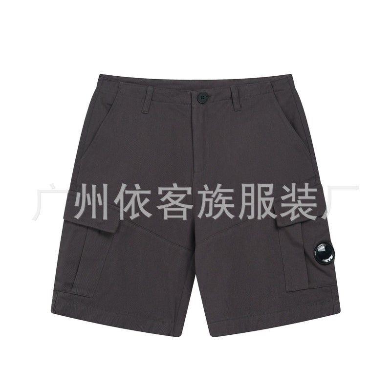 2025 Early Three-Color Glasses Printing Simple Casual Men'S Shorts Dropshipping - Image 4