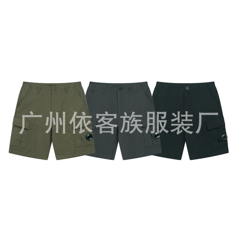 2025 Early Three-Color Glasses Printing Simple Casual Men'S Shorts Dropshipping - Image 2
