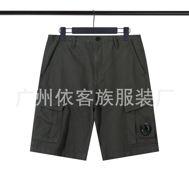 2025 Early Three-Color Glasses Printing Simple Casual Men'S Shorts Dropshipping - Image 1