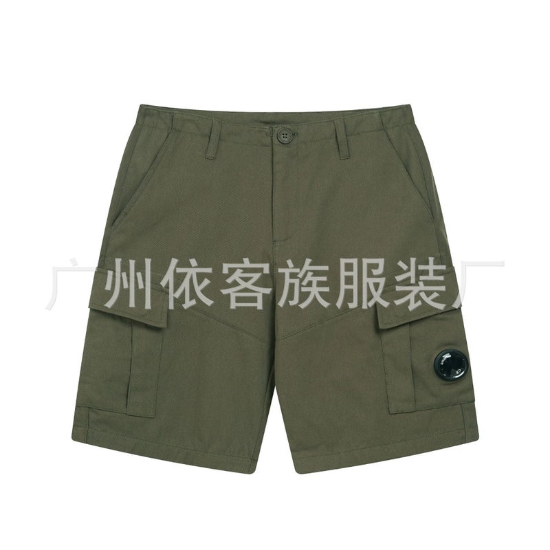 2025 Early Three-Color Glasses Printing Simple Casual Men'S Shorts Dropshipping - Image 3