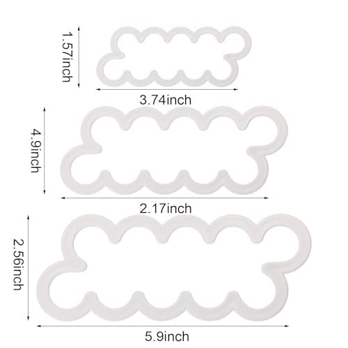 Penta Angel Cake Decorating Gumpaste Flowers Sugar Craft Easiest Rose Ever Mold Fondant Rose Maker (3pcs White) - Image 2