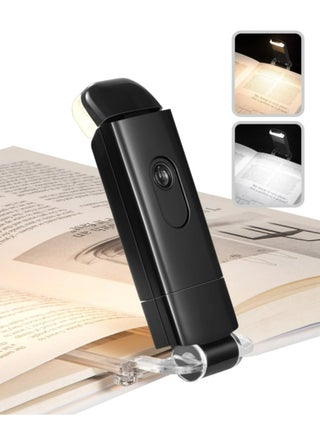 USB Rechargeable Book Reading Light, Warm White + Daylight, LED Eye Care Clip on Book Light for Reading in Bed - pzsku/Z05DC675AA70789D735B6Z/45/1746509722/4724b292-c009-4716-9438-3ee228952156