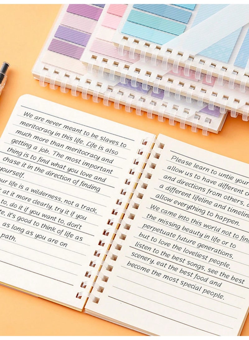 Sticky Notes & Memo Notebook Set, All-in-One Portable Notepad, Morandi Color Series, Self-Adhesive Memo Pads for Students, Study Notes, Office & School Supplies - Image 4