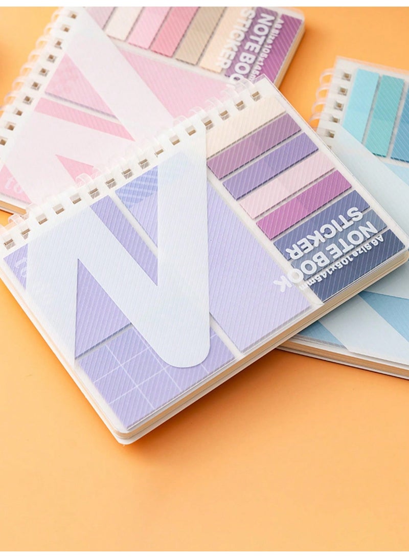 Sticky Notes & Memo Notebook Set, All-in-One Portable Notepad, Morandi Color Series, Self-Adhesive Memo Pads for Students, Study Notes, Office & School Supplies - Image 5
