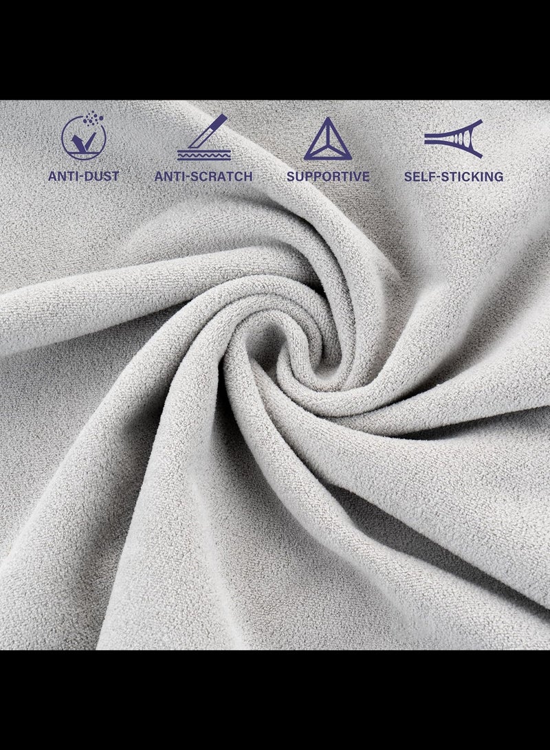 حقيبة مكياج من القماش السحري ذاتية اللصق، حقيبة مستحضرات التجميل الواقية المحمولة، التفاف عدسة الكاميرا، منظم سفر أنيق لأساسيات الجمال، السفر، الهدايا والاستخدام اليومي - Image 3