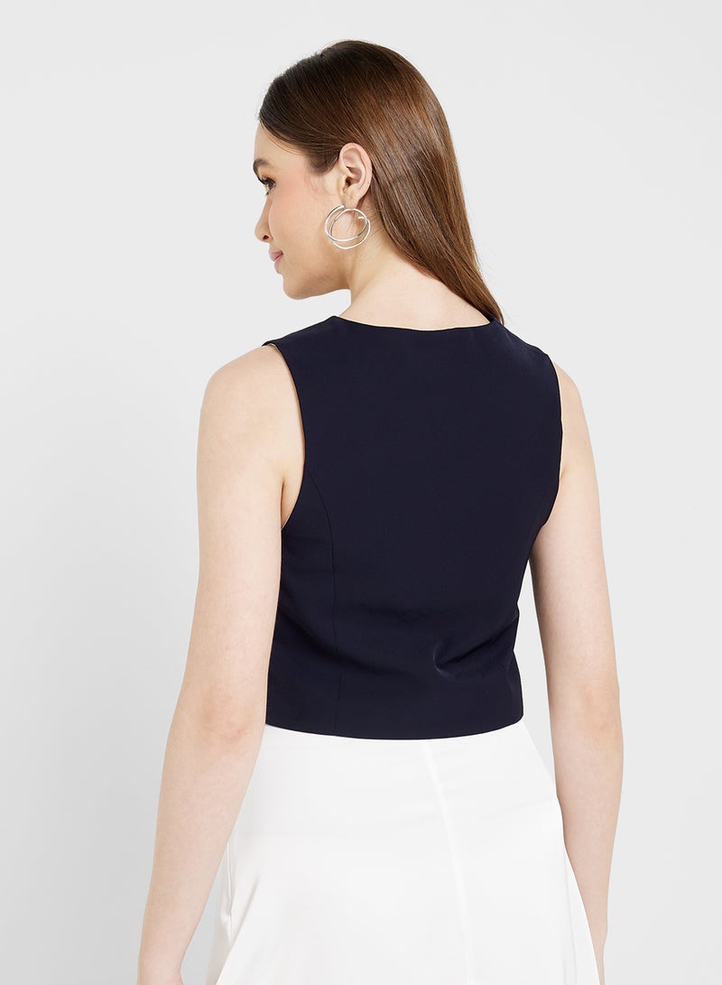 ELLA Vest With Front Tie Up  - Image 2