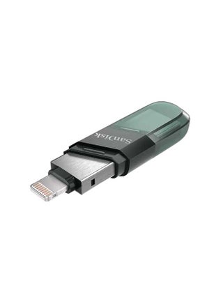 256GB iXpand Flash Drive Flip  Read Speed 130 MBps USB Type A + Lightning 256 GB SDIX90N-256G-GN6NE - view 4