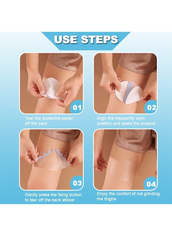 Generic - 10 Pcs Thigh Inner Anti Chafing Sticker Paste, Inner Thigh Anti Wear Patch Self Adhesive Wear Resistant Thigh Patch Disposable Ultra Thin Invisible Thigh Inner Anti Chafing Paste For Thigh Inner - Image 1