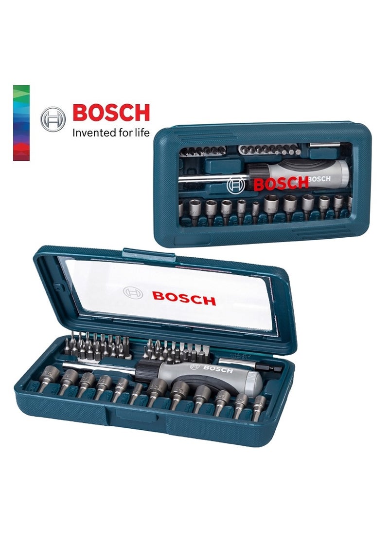 BOSCH - BOSCH 46pcs Screwdriver Set Hand Tool Kit & Nutsetter Set - Image 1