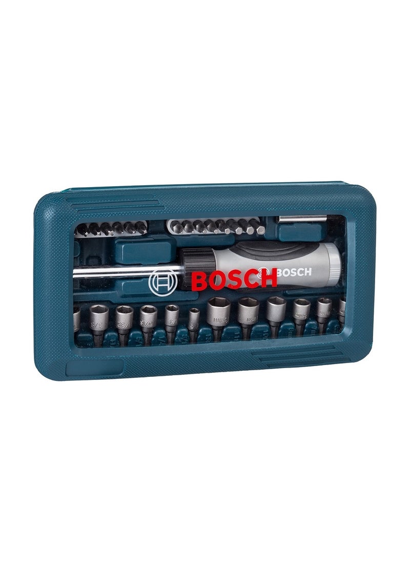 BOSCH - BOSCH 46pcs Screwdriver Set Hand Tool Kit & Nutsetter Set - Image 1