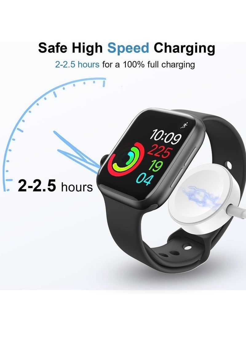 Generic For Apple Watch Charger USB C 1m for IWatch Charger Compatible With Apple Watch Ultra/8/7/6/5/4/3/2/1/SE - White  - Image 5
