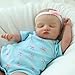 KSBD Realistic Reborn Baby Dolls 18 inch Rosalie Newborn Baby Sleeping Girl Cloth Body Poseable Real Life Baby Dolls Birthday Gift for Kids Age 3 - Image 4
