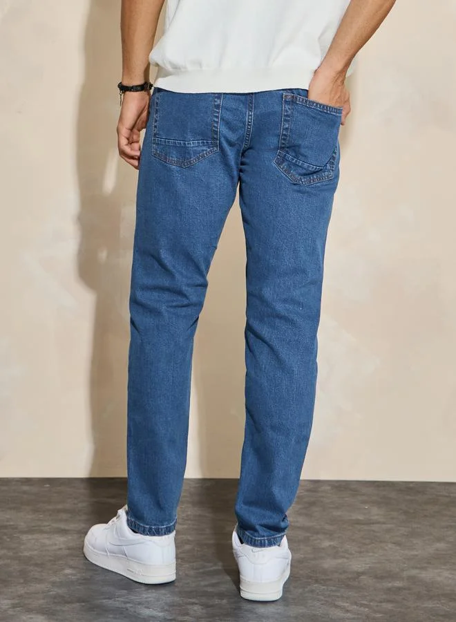 Styli Cotton Stretch 5-Pocket Slim Fit Jeans