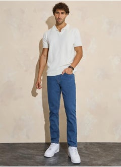 Styli Cotton Stretch 5-Pocket Slim Fit Jeans  - Image 2