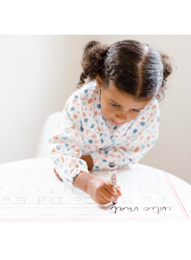Ryan & Rose Ryan & Rose Cutie Mats Disposable Placemats For Baby, Toddlers & Kids Extra Coverage (13" X 21") 30 Pack (3 Designs) Stick To Table Easy Clean Up For Food & Toys Dry Erase Tracing Writing (EDU Tracer) - Image 3