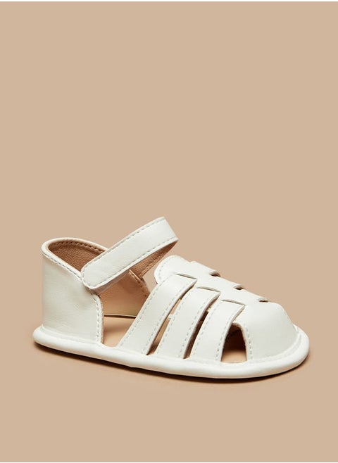 Sandals with Hook and Loop Closure