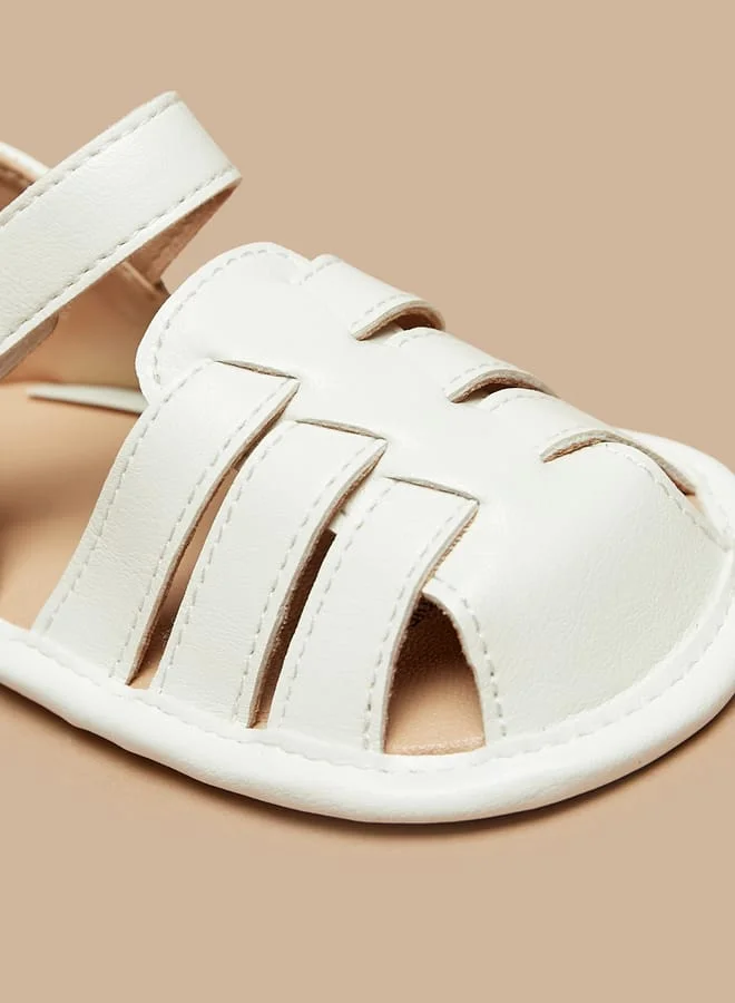 Barefeet Sandals with Hook and Loop Closure